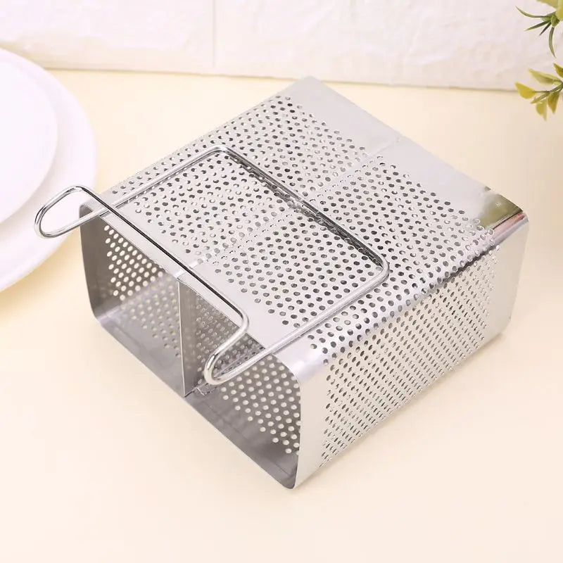 Kitchen Hanging Stainless Steel Chopsticks Spoons Fork Knife Organizer Rack Cutlery Holder Drainer Storage Racks Basket