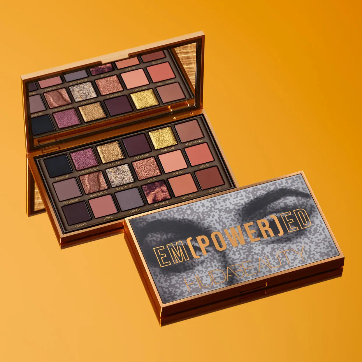 Eye Makeup Huda Charming Shimmer Eyeshadow Palette and Eyeliner Set MERCURY RETROGRADE PALETTE Matte Glitter Eye Shadow Powder