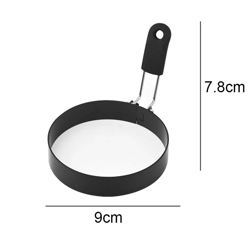 Stainless Steel Egg Frying Ring & Pancake Mould – Non-Stick Breakfast Cooking Tool