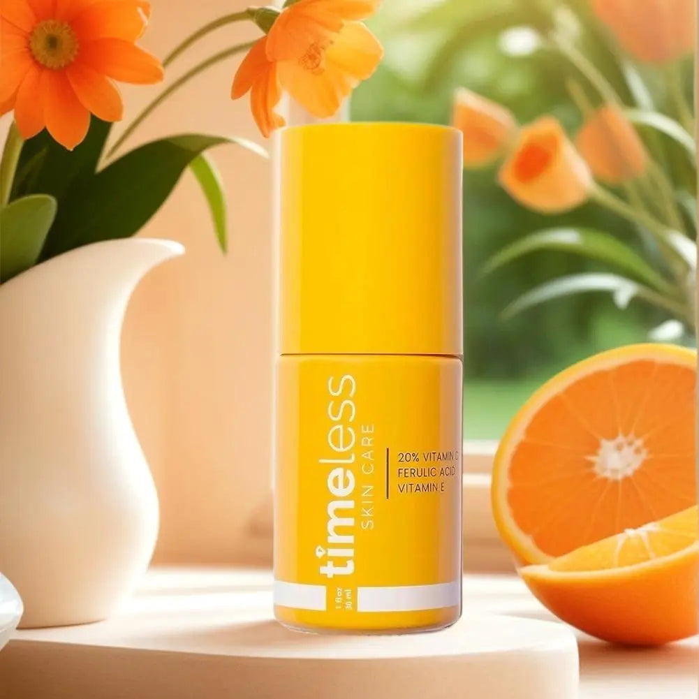 Vitamin C Serum with Ferulic Acid, Nourishing Moisturizing Firming Facial Essence, Hydrating Anti-Aging Skin Care Liquid 30ml