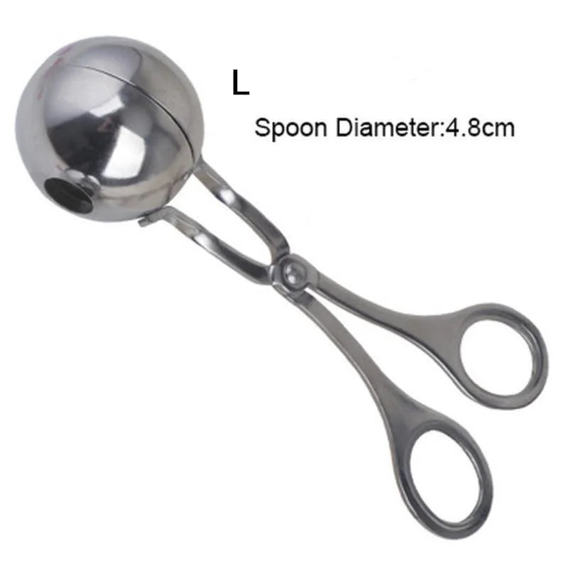 Stainless Steel Meatball & Rice Ball Maker – Non-Stick Round Shaper Mould Spoon