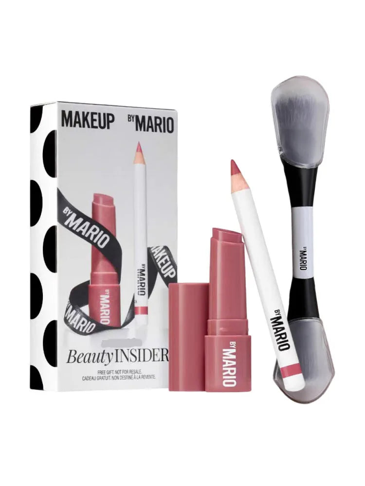 Lifted Lip Makeup Set 0.9g Rich Mauve Ultra Sculpting Lipliner Pencil and 1g Rosewood Glow Lip Serum Balm Fuller Looking Beauty