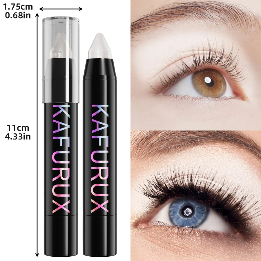 6 Colors Glitter Eye Shadow Stick Waterproof Non-smudging Pearl Shimmer Contouring Eye Korean Makeup Gifts High Pigment Brown