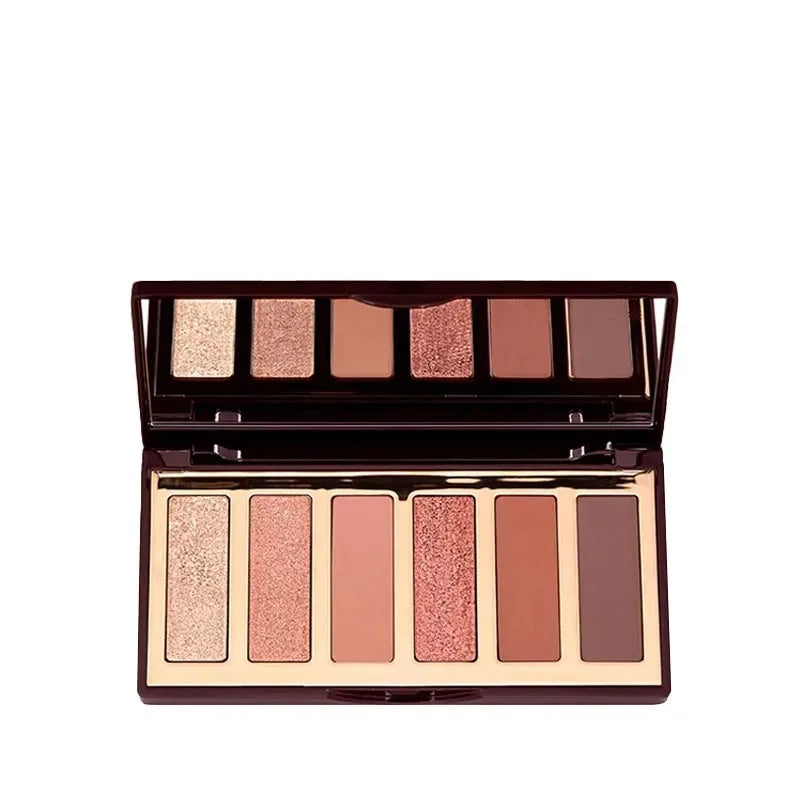 Luxury Charlotte Tilbury Brand Makeup 6 Colors Eye Shadow Disc 8.2g Matte Pearl Finish Naked Color Series Beauty Eye Cosmetics
