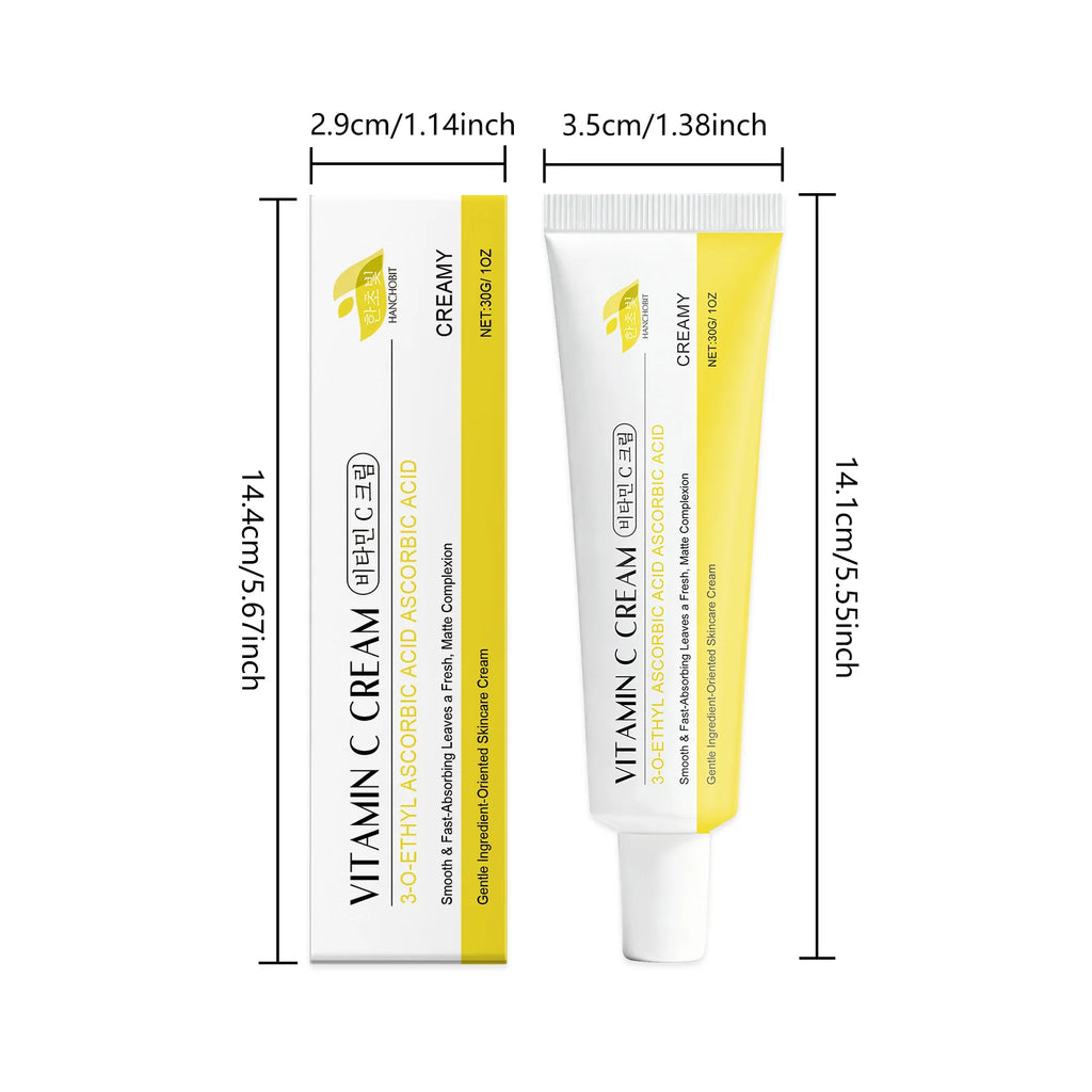 Vitamin C Nourishing Face Cream - Gentle Hydrating, Fast-Absorbing, Lightweight Skin-Softening Daily Moisturizer