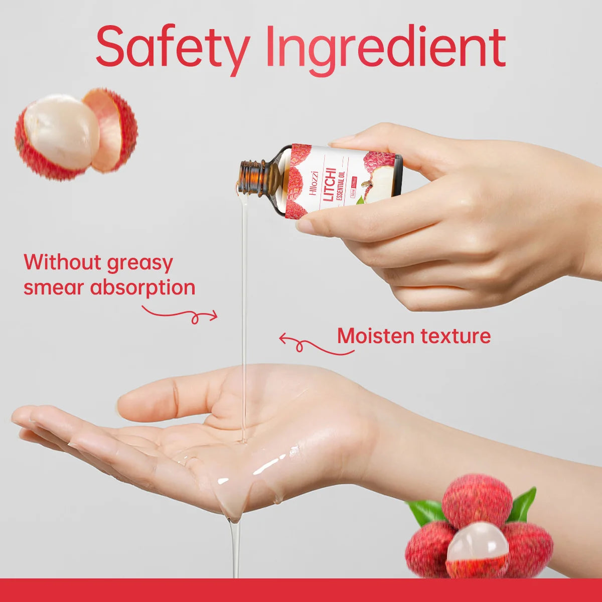30ml Lychee Essential Oil Pure Plant Essential Oil Multi-purpose Aromatherapy Diffuser Humidifier Soap Fruit Essential Oil