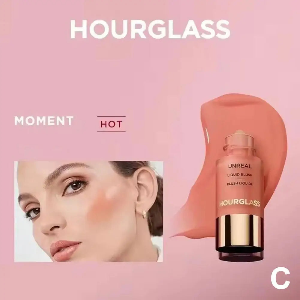 Hourglass UNREAL Liquid Texture Powder Blusher Full Clear Color Cheek Fluidity Easy Push Away Create Natural Skin Portable Hot
