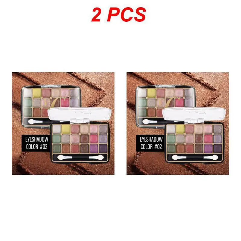18 Color Eye Shadows Palette Glitter Pearlescent Matte Lasting Eye Makeup Waterproof and Sweat-proof Eye Shadows Sombras De Ojos