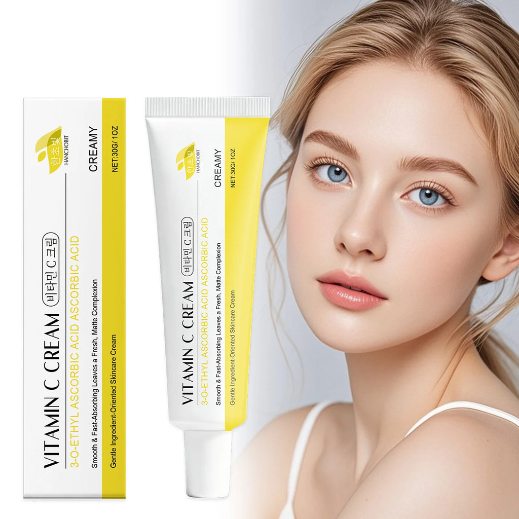Vitamin C Nourishing Face Cream - Gentle Hydrating, Fast-Absorbing, Lightweight Skin-Softening Daily Moisturizer