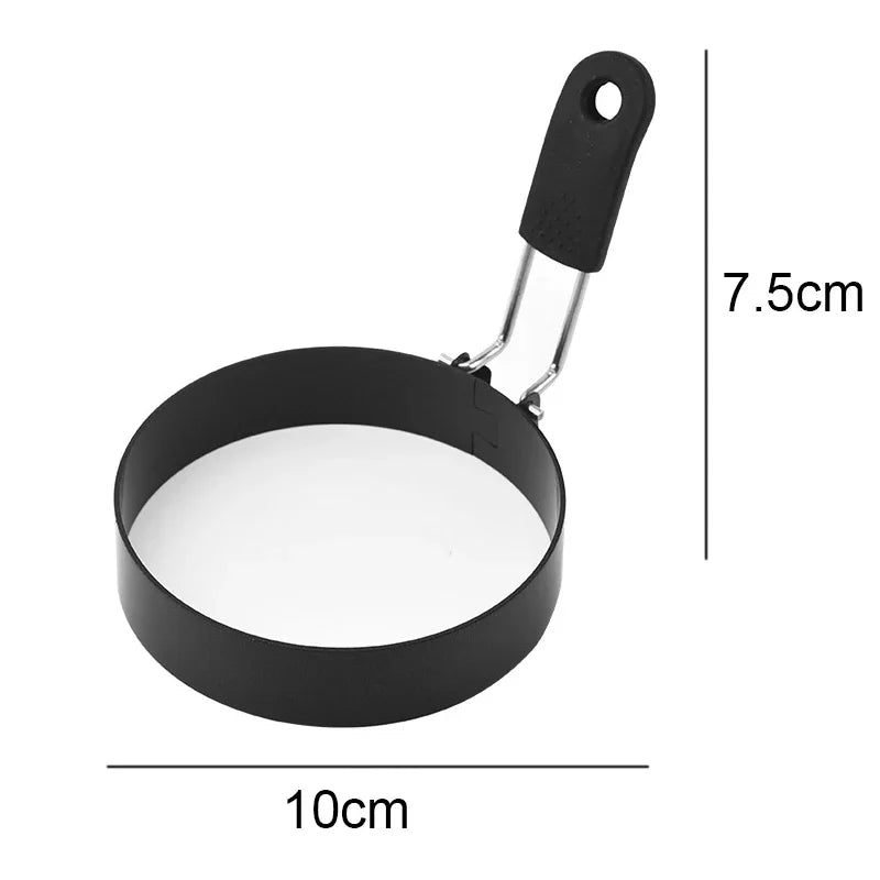 Stainless Steel Egg Frying Ring & Pancake Mould – Non-Stick Breakfast Cooking Tool