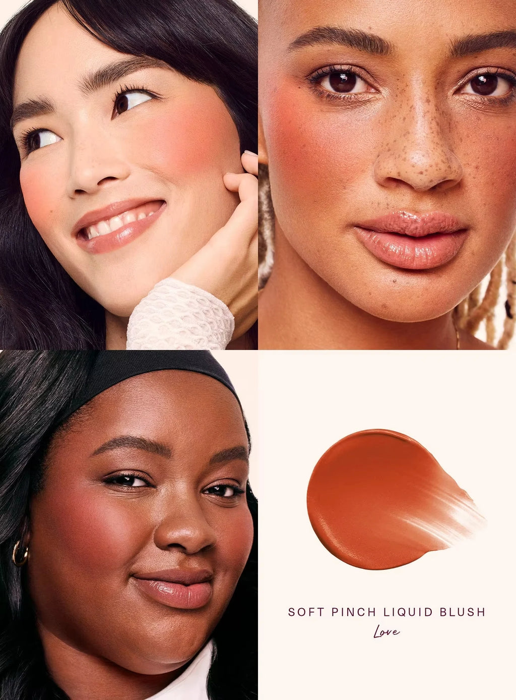 Rare Beauty Soft Pinch Matte Bouncy Cushiony Cream-to-powder Blush Airy And Lightweight Soft Pinch Liquid Blush Natural Flush
