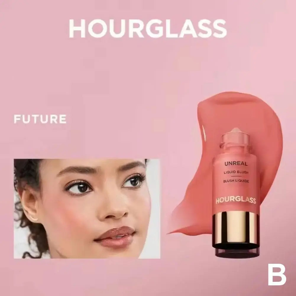 Hourglass UNREAL Liquid Texture Powder Blusher Full Clear Color Cheek Fluidity Easy Push Away Create Natural Skin Portable Hot