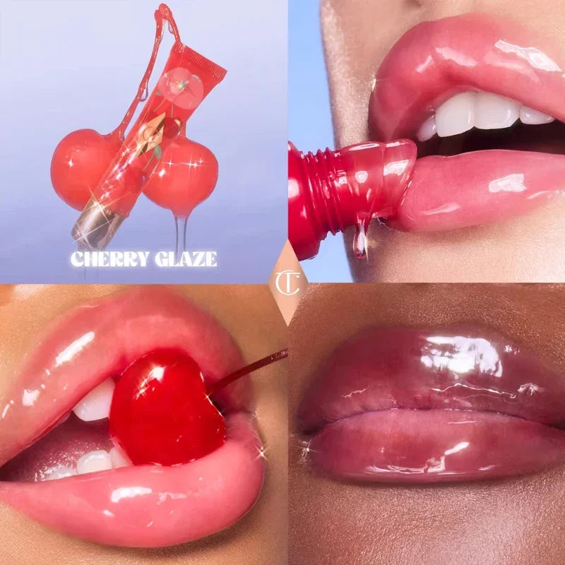 Charlotte Tilbury Jelly Lip Gloss High-Shine Plumping Hydrating Volumizing Vitamin E for Daily Wear Gloss Balm Natural Cosmetics