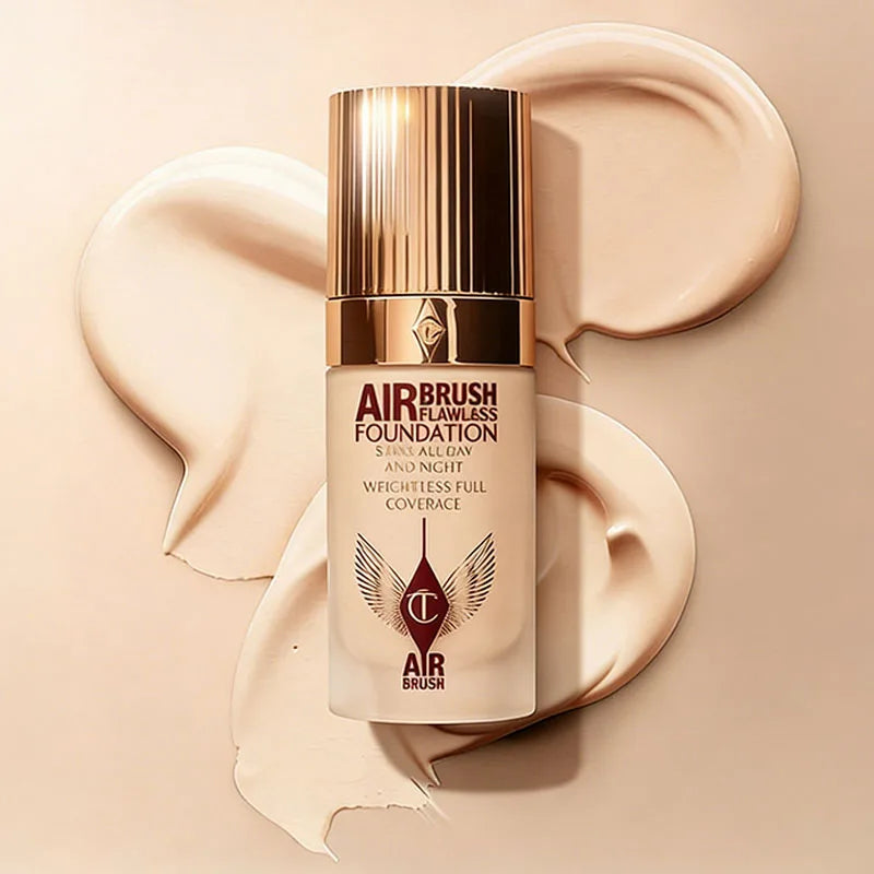 CT Liquid Foundation Lightweight watery texture Concealer Blend Oil Skin Lasting Oil Control Base Makeup Natural Face Cosmetics
