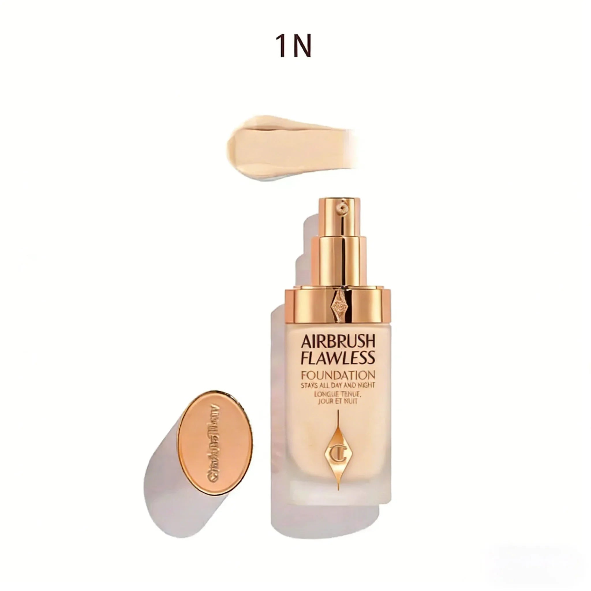 CT Makeup Set Liquid Foundation Cushion Foundation Setting Spray Pressed Powder Love 2 Color Powder Blusher Eyeshadow Cosmetics