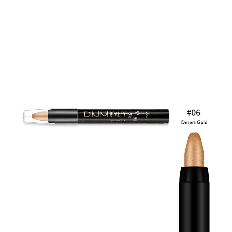 16 color Eyeshadow pen eye shadow stick eye palette Pearlescent lying silkworm pen Pearlescent highlight pen summer outdoor trav