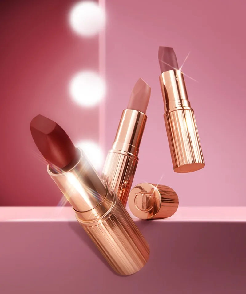 Charlotte Tilbury Beauty Magic Serum Hydrate Brighten Pre Makeup Highlighter Liquid Highlight Air Cushion Pen Gold Tube Lipstick