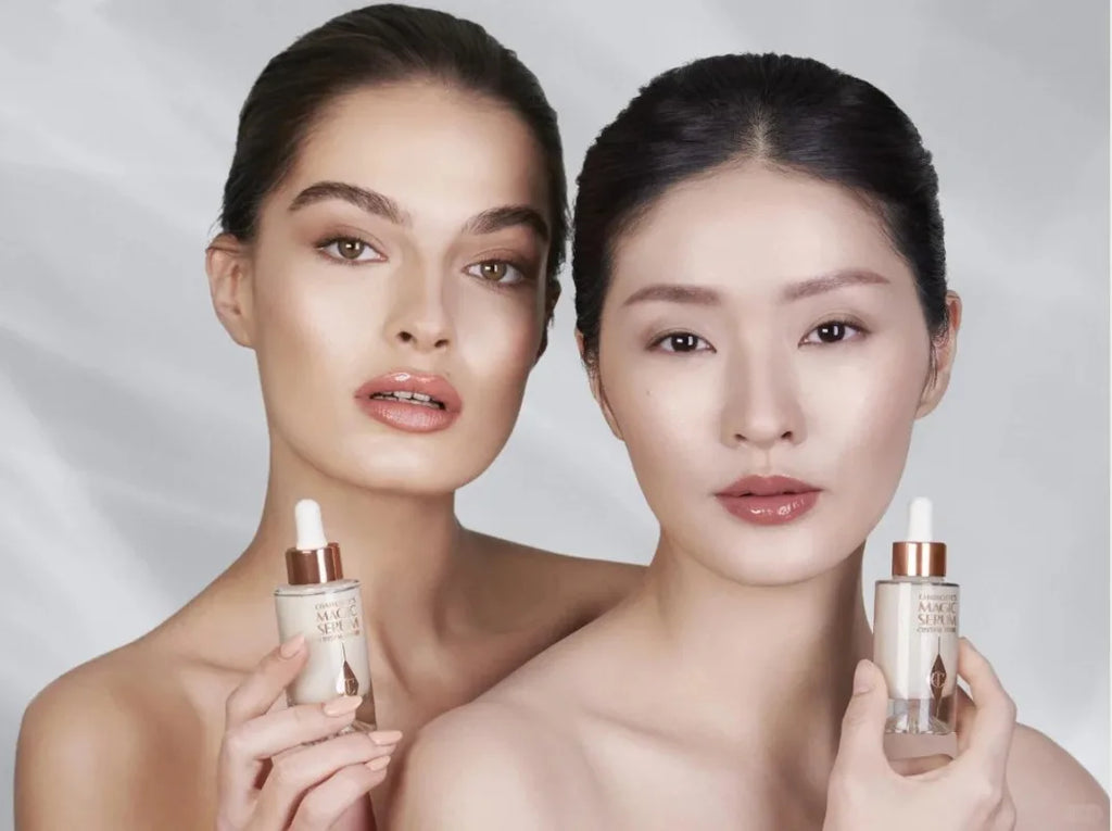 Charlotte Tilbury Beauty Magic Serum Hydrate Brighten Pre Makeup Highlighter Liquid Highlight Air Cushion Pen Gold Tube Lipstick