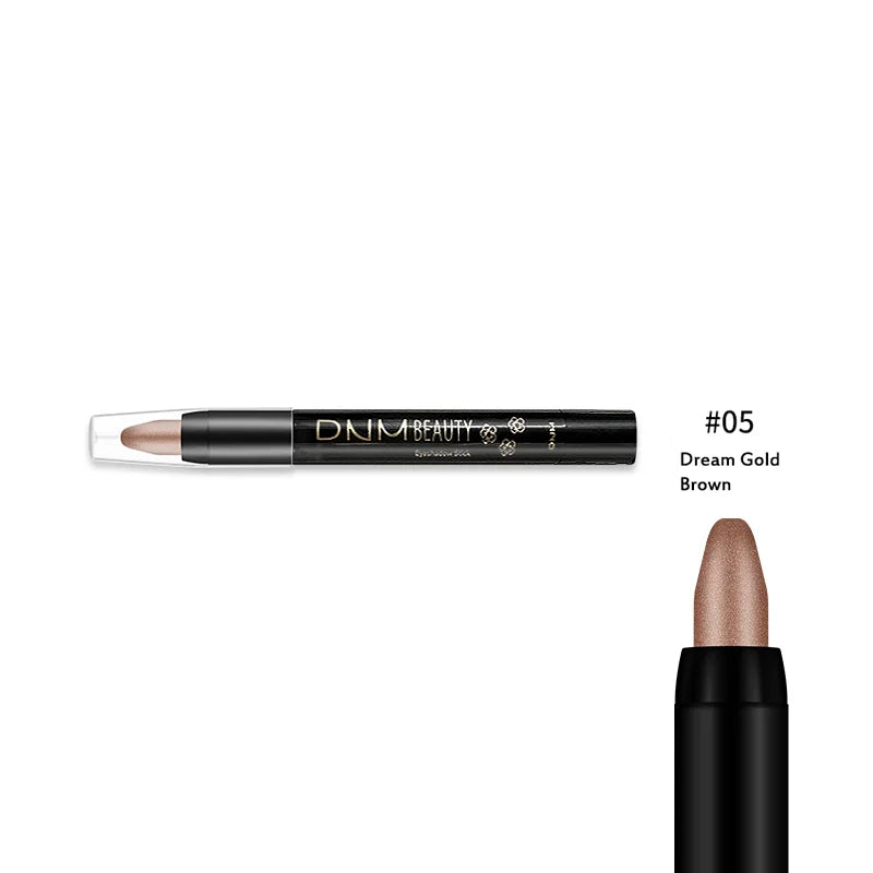 16 color Eyeshadow pen eye shadow stick eye palette Pearlescent lying silkworm pen Pearlescent highlight pen summer outdoor trav