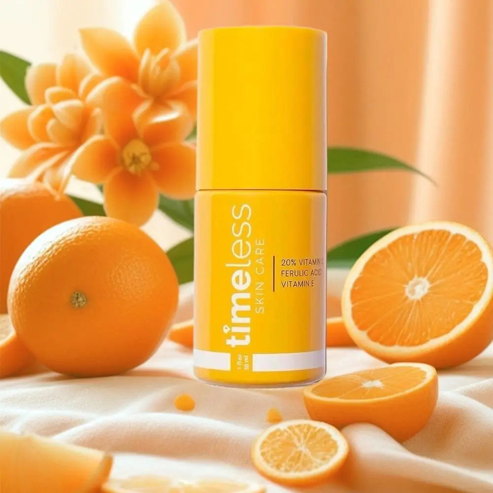 Vitamin C Serum with Ferulic Acid, Nourishing Moisturizing Firming Facial Essence, Hydrating Anti-Aging Skin Care Liquid 30ml