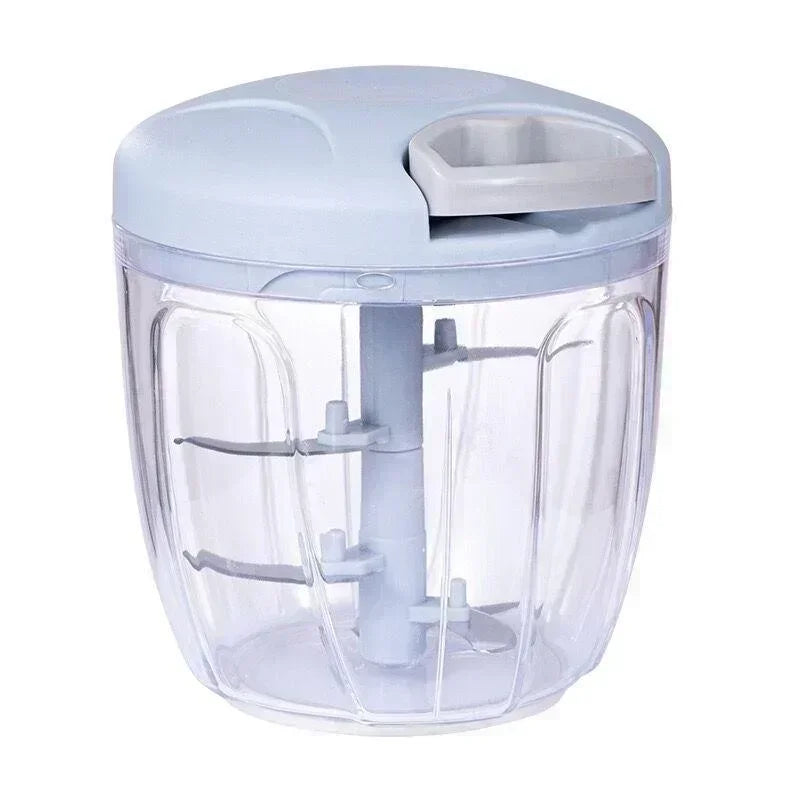 Stainless Steel Garlic Press & Mincer – Manual Crusher with Easy-Clean Design