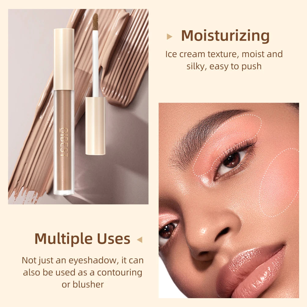 8-color eye shadow suit, durable and easy to apply, waterproof and not easy to smudge, suitable for creating stunning eye makeup
