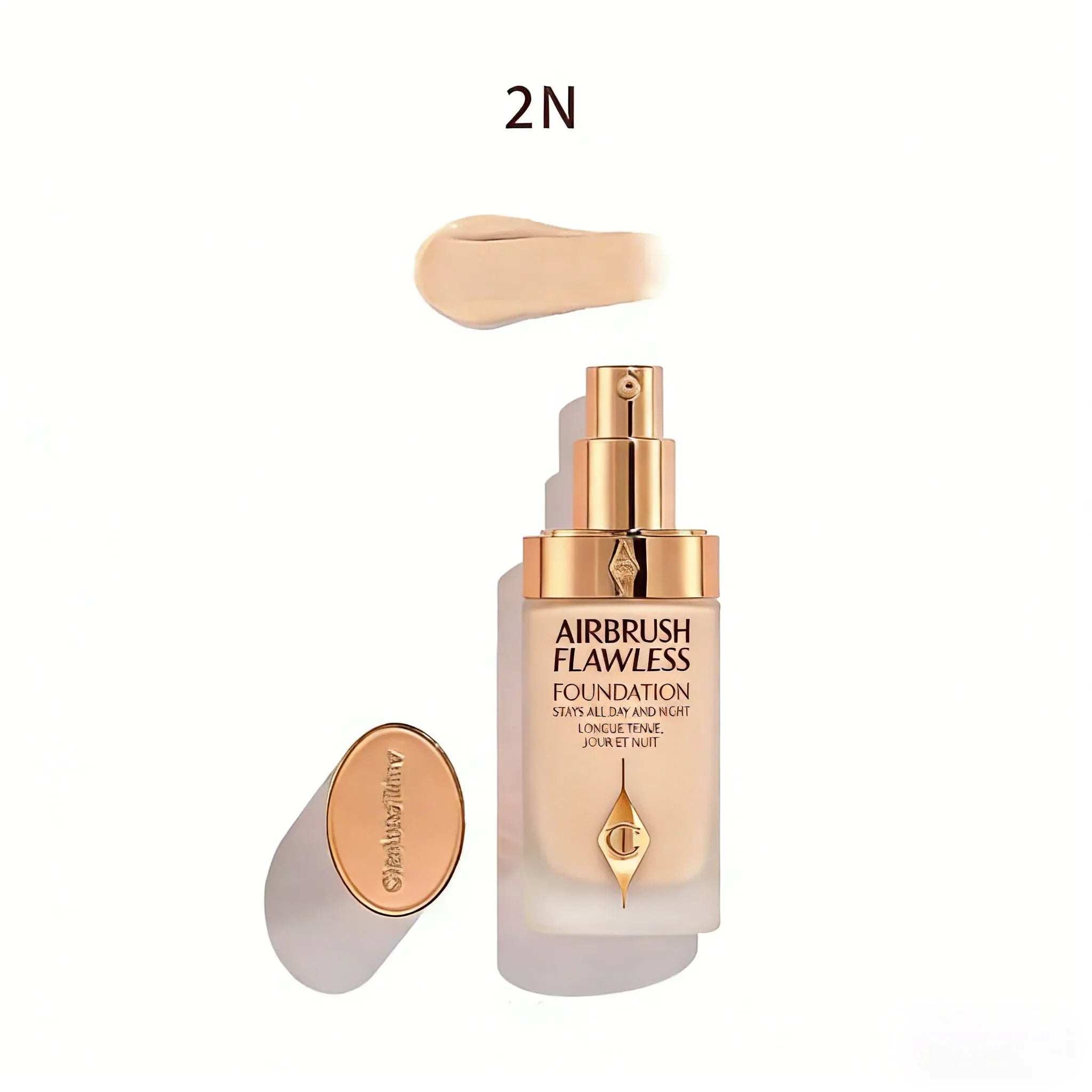 CT Makeup Set Liquid Foundation Cushion Foundation Setting Spray Pressed Powder Love 2 Color Powder Blusher Eyeshadow Cosmetics