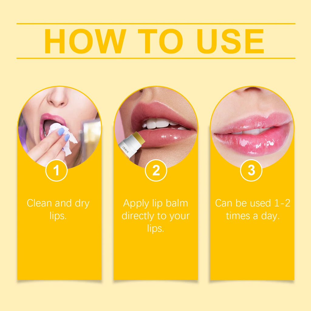 Vitamin C Remove Dark Lip Balm Lighten Melanin Lip Mask Exfoliating Fade Lip Lines Dead Skin Moisturize Brighten Repair Lip Care