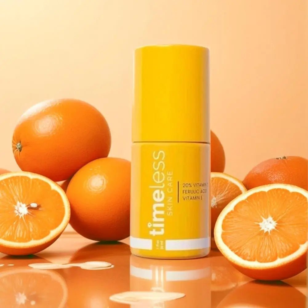 Vitamin C Serum with Ferulic Acid, Nourishing Moisturizing Firming Facial Essence, Hydrating Anti-Aging Skin Care Liquid 30ml