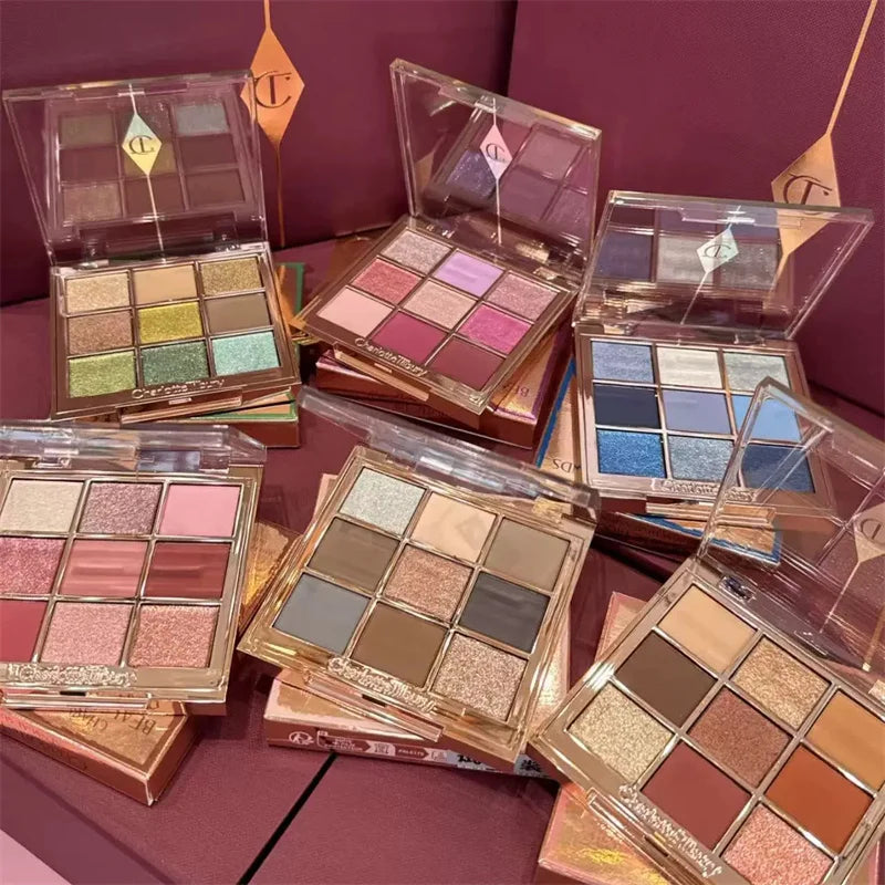 Fashion Hot Sale Charlotte Tilbury Brand Makeup 9 Colors Eye Shadow Disc 9g Nature Easy To Color Foundation Eyeshadow Cosmetics