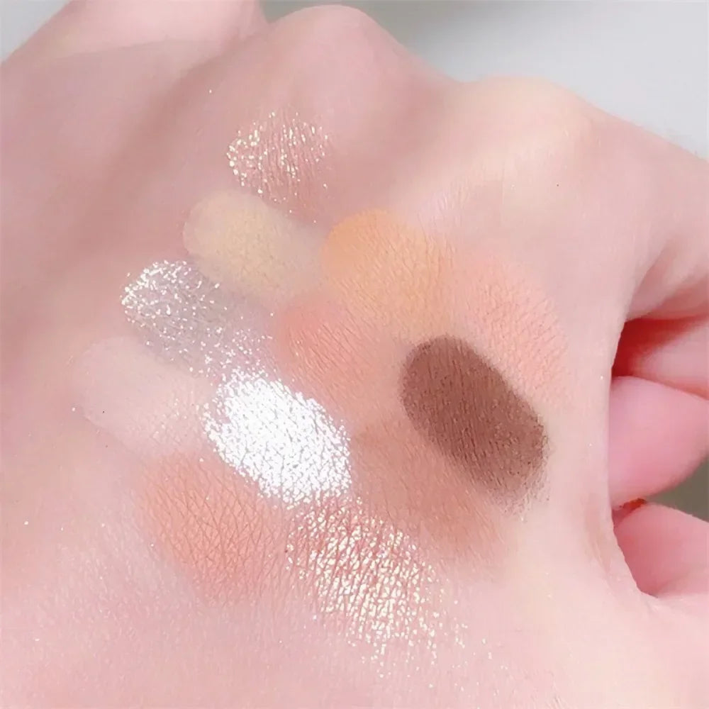 12 Colors Pink Eyeshadow Palette Natural Cool Tone Low Saturation Matte Eye Shadow Pallet Brown Korean Makeup Cosmetic New