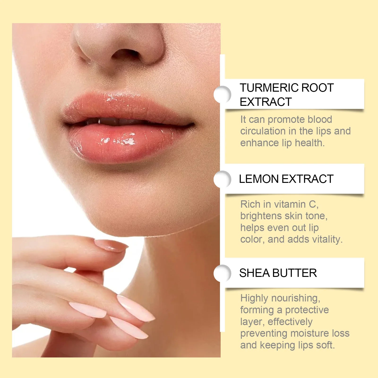 Vitamin C Remove Dark Lip Balm Lighten Melanin Lip Mask Exfoliating Fade Lip Lines Dead Skin Moisturize Brighten Repair Lip Care