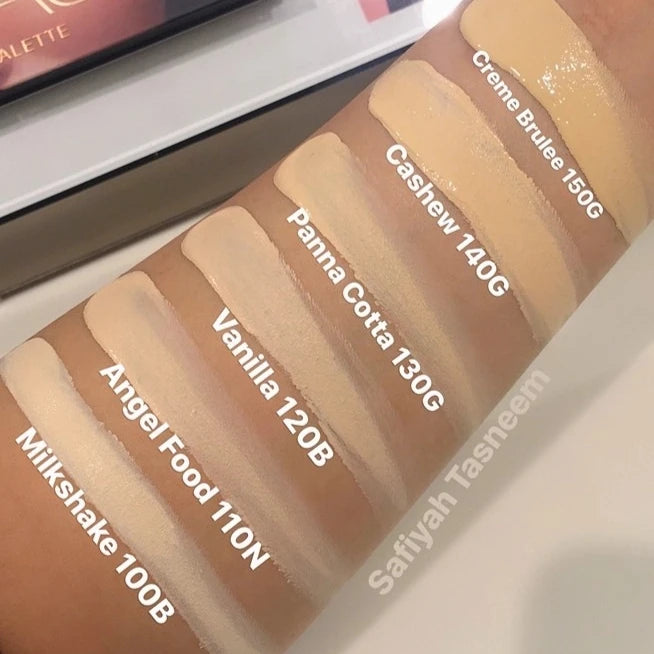 Fauxfilter Luminous Matte Foundation Long Lasting Full Coverage Foundation Effective Concealer Waterproof Professional Makeup