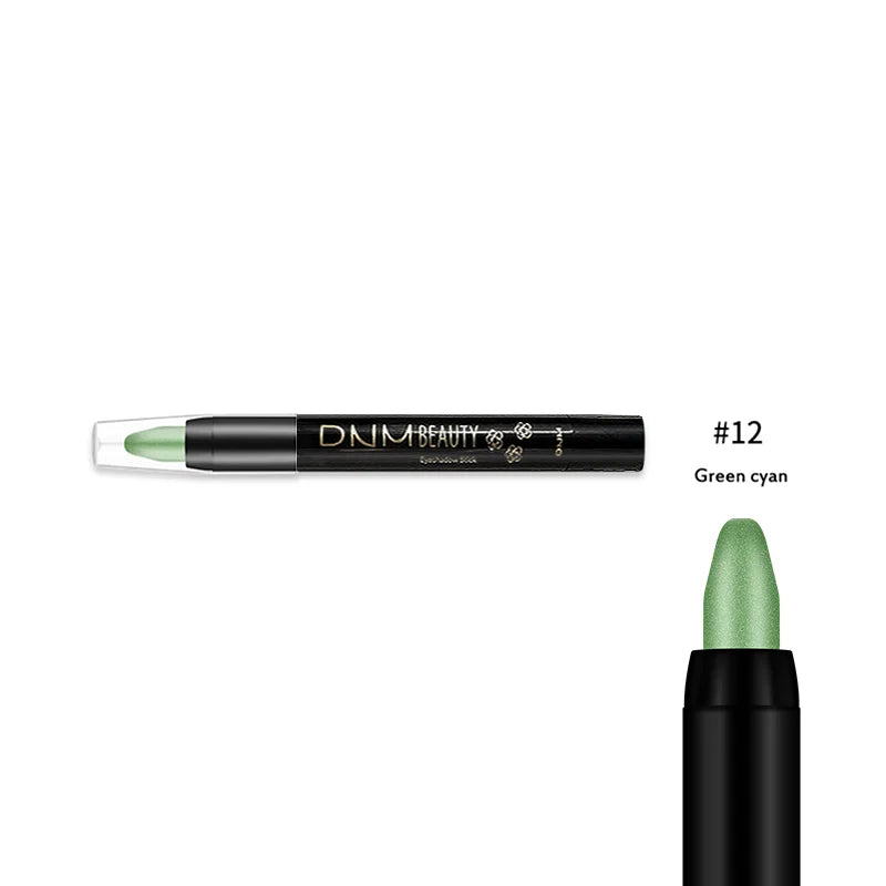 16 color Eyeshadow pen eye shadow stick eye palette Pearlescent lying silkworm pen Pearlescent highlight pen summer outdoor trav