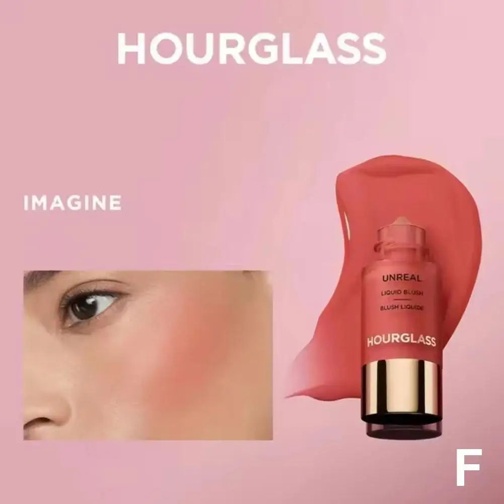 Hourglass UNREAL Liquid Texture Powder Blusher Full Clear Color Cheek Fluidity Easy Push Away Create Natural Skin Portable Hot
