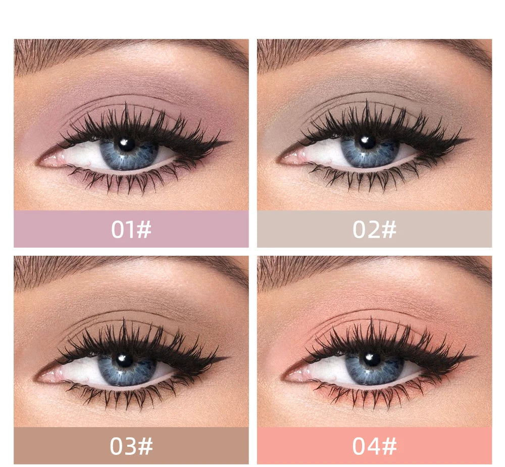 8-color eye shadow suit, durable and easy to apply, waterproof and not easy to smudge, suitable for creating stunning eye makeup