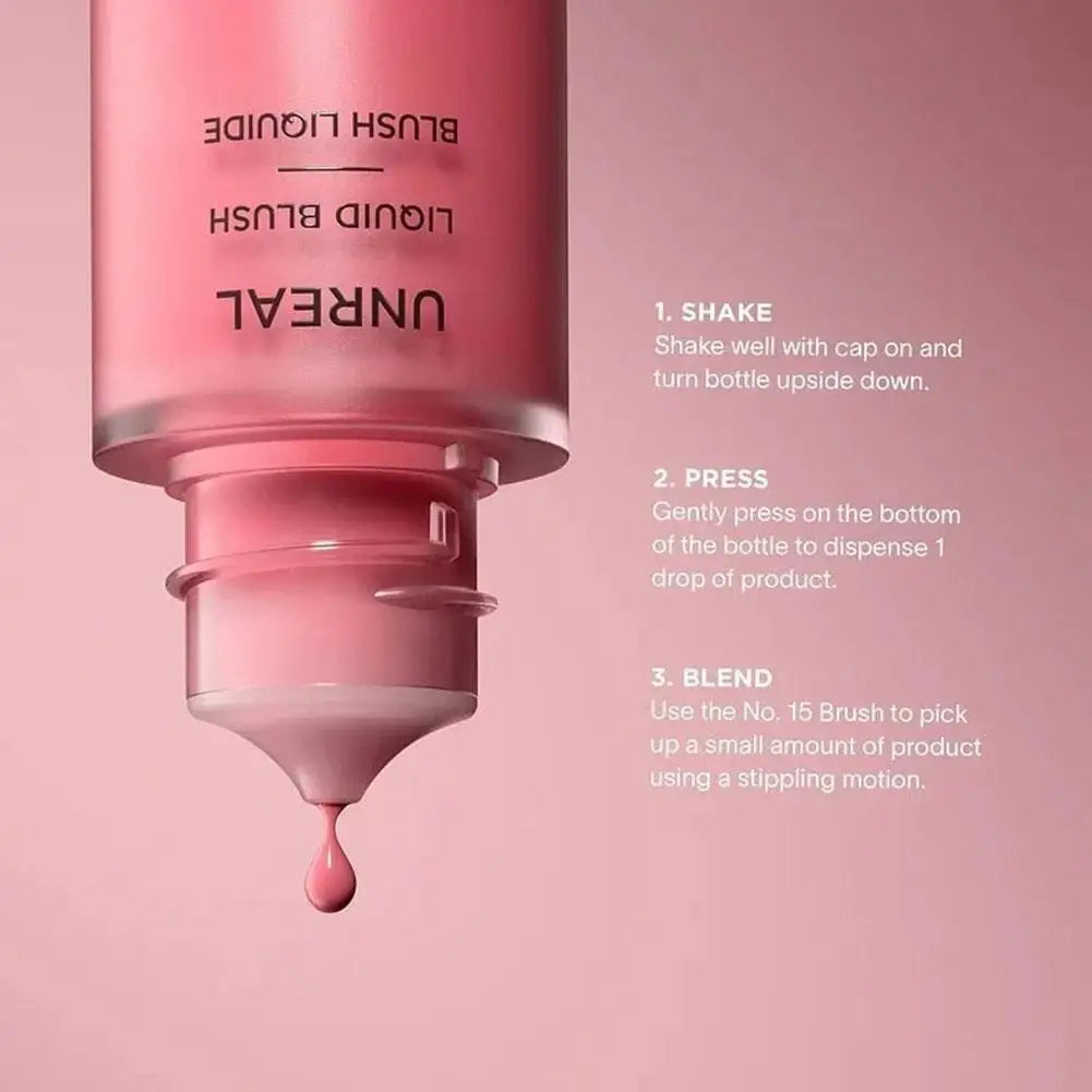 Hourglass UNREAL Liquid Texture Powder Blusher Full Clear Color Cheek Fluidity Easy Push Away Create Natural Skin Portable Hot