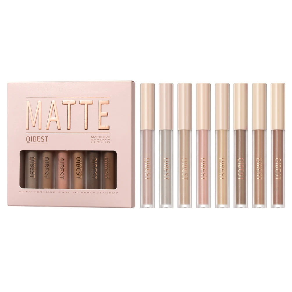 8-color eye shadow suit, durable and easy to apply, waterproof and not easy to smudge, suitable for creating stunning eye makeup