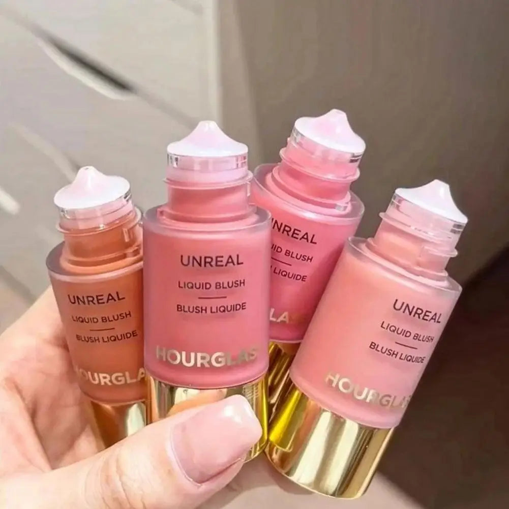 Hourglass UNREAL Liquid Texture Powder Blusher Full Clear Color Cheek Fluidity Easy Push Away Create Natural Skin Portable Hot