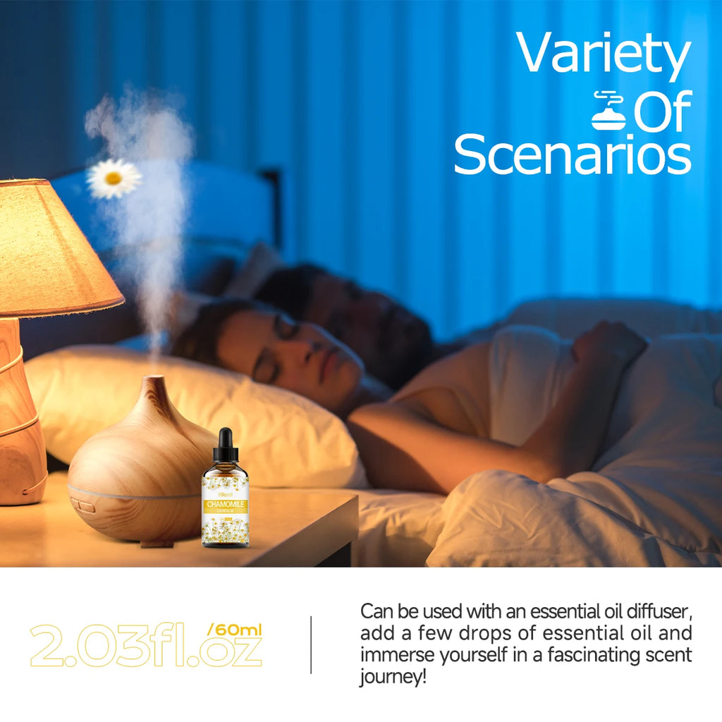 100ml chamomile essential oil pure essential oil plant essential oil multifunctional essential oil aromatherapy machine