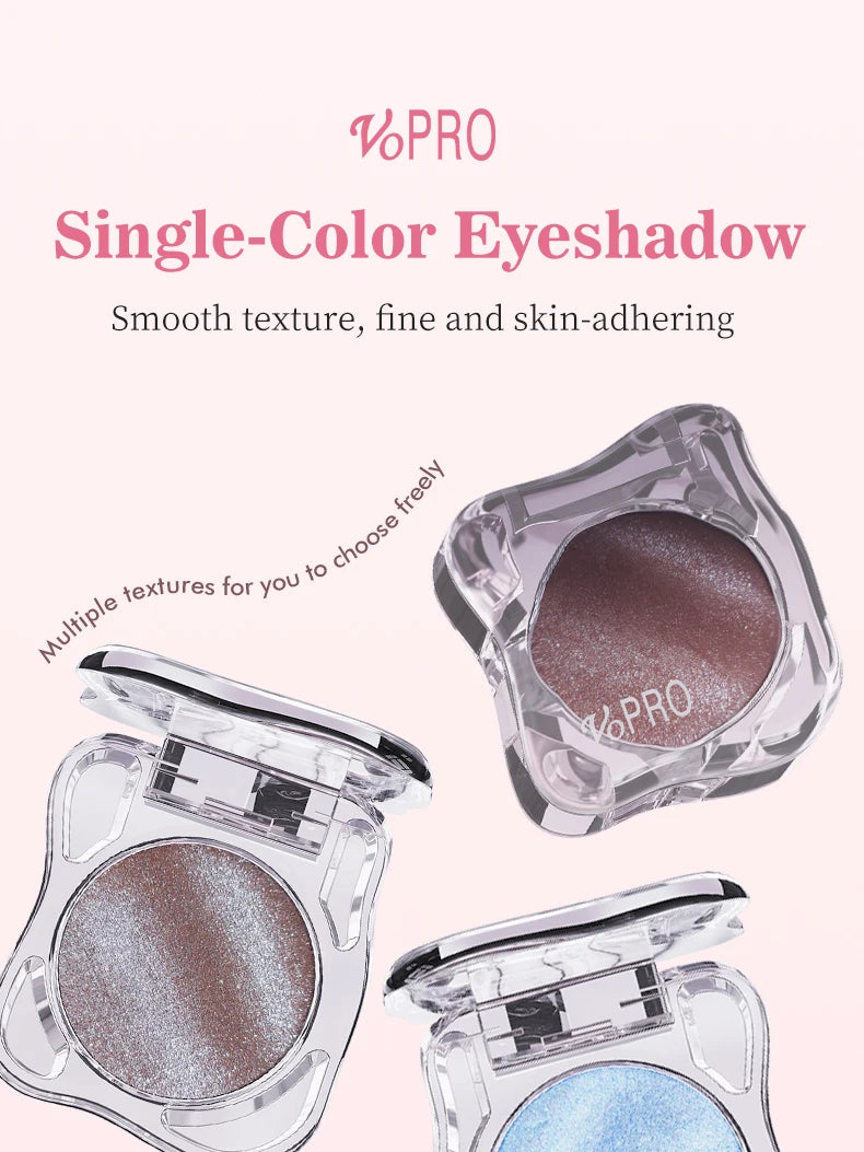 Monochrome Eye Shadow Palette - Sparkly Eye Glitter Makeup, Matte & Shimmer, Long-Lasting, Waterproof, Smudge-Free, High-Pigment