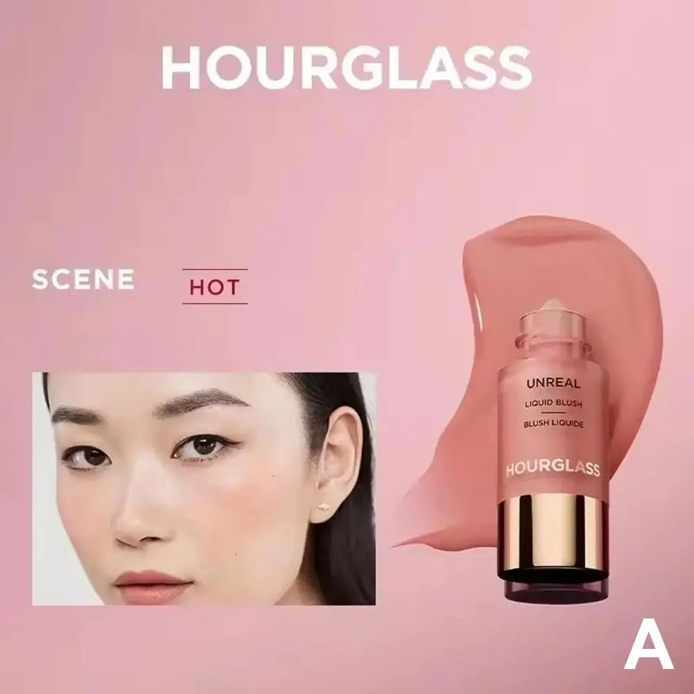 Hourglass UNREAL Liquid Texture Powder Blusher Full Clear Color Cheek Fluidity Easy Push Away Create Natural Skin Portable Hot