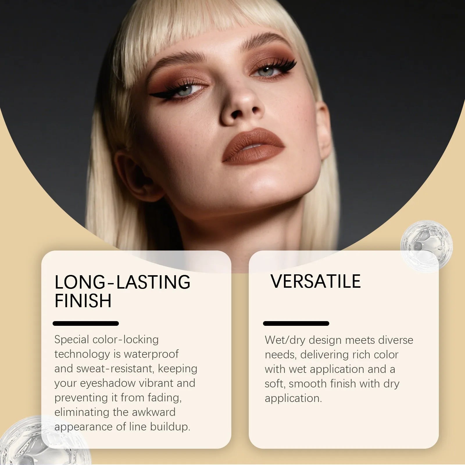 Monochrome Eyeshadow Palette Matte Silky Brown Eye Shadow Smoky Low Saturation Waterproof Lying Silkworm Eyeliner Eyes Make Up