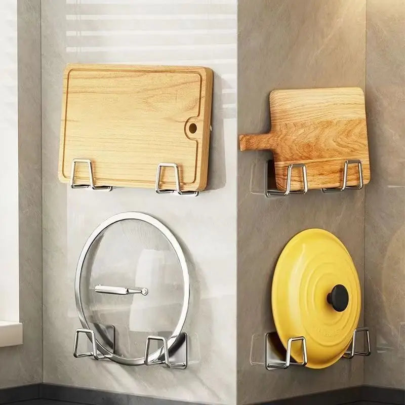 Stainless Steel Sink Sponge Holder – Wall-Mounted Suction Cup Storage Rack
