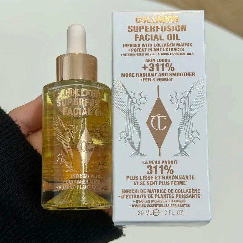 Charlotte Tilbury Collagen Superfusion Facial Oil Facial Skincare SKIN looks + 311% More Radiant And Smoother + Feels Firmer