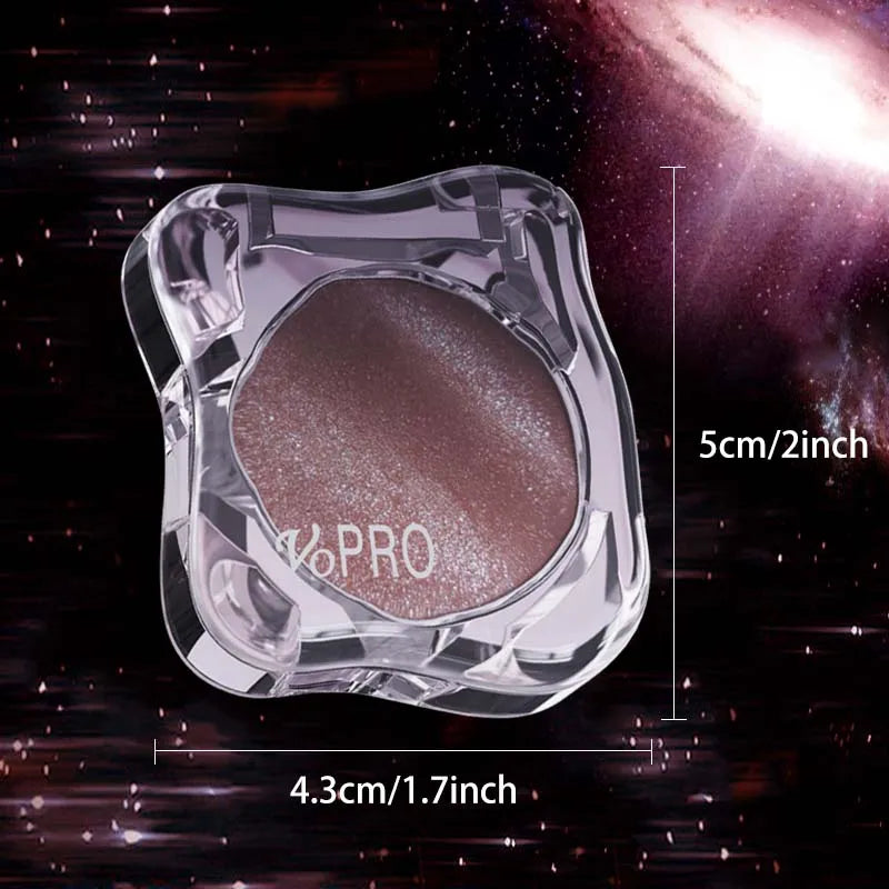 Monochrome Eye Shadow Palette - Sparkly Eye Glitter Makeup, Matte & Shimmer, Long-Lasting, Waterproof, Smudge-Free, High-Pigment