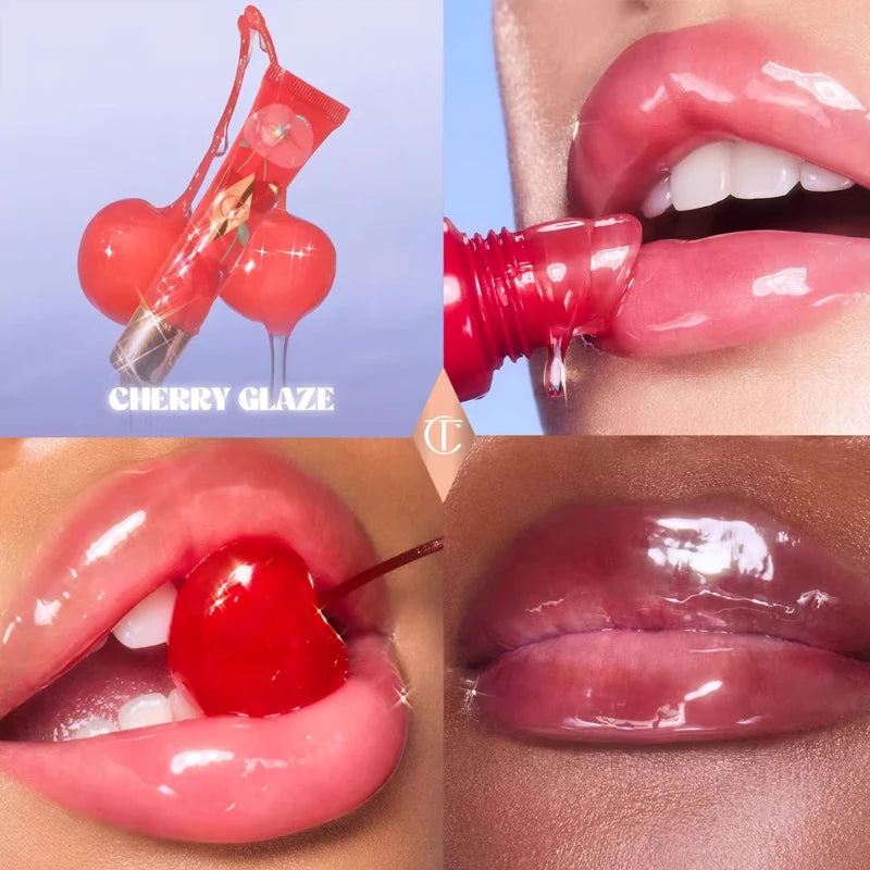 Charlotte Tilbury Jelly Lip Gloss High-Shine Plumping Hydrating Volumizing Vitamin E for Daily Wear Gloss Balm Natural Cosmetics