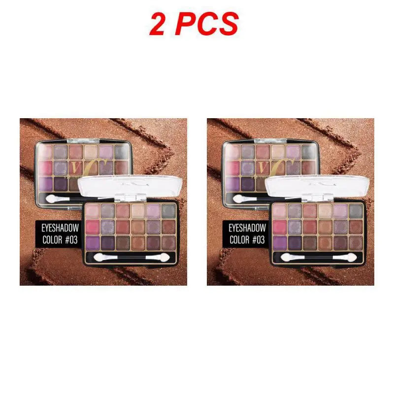 18 Color Eye Shadows Palette Glitter Pearlescent Matte Lasting Eye Makeup Waterproof and Sweat-proof Eye Shadows Sombras De Ojos