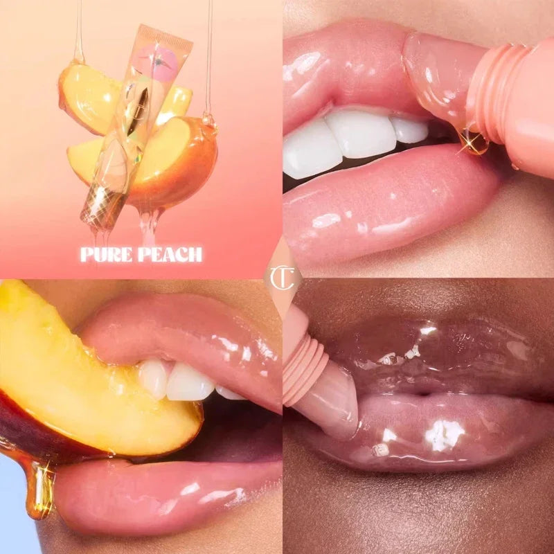 Charlotte Tilbury Jelly Lip Gloss High-Shine Plumping Hydrating Volumizing Vitamin E for Daily Wear Gloss Balm Natural Cosmetics