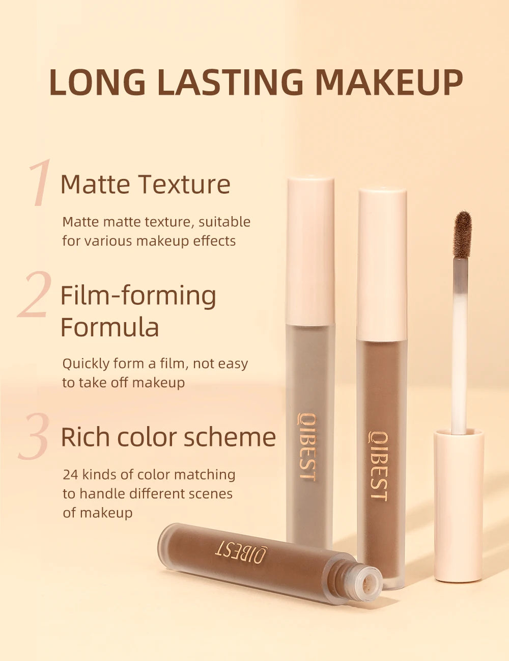 8-color eye shadow suit, durable and easy to apply, waterproof and not easy to smudge, suitable for creating stunning eye makeup